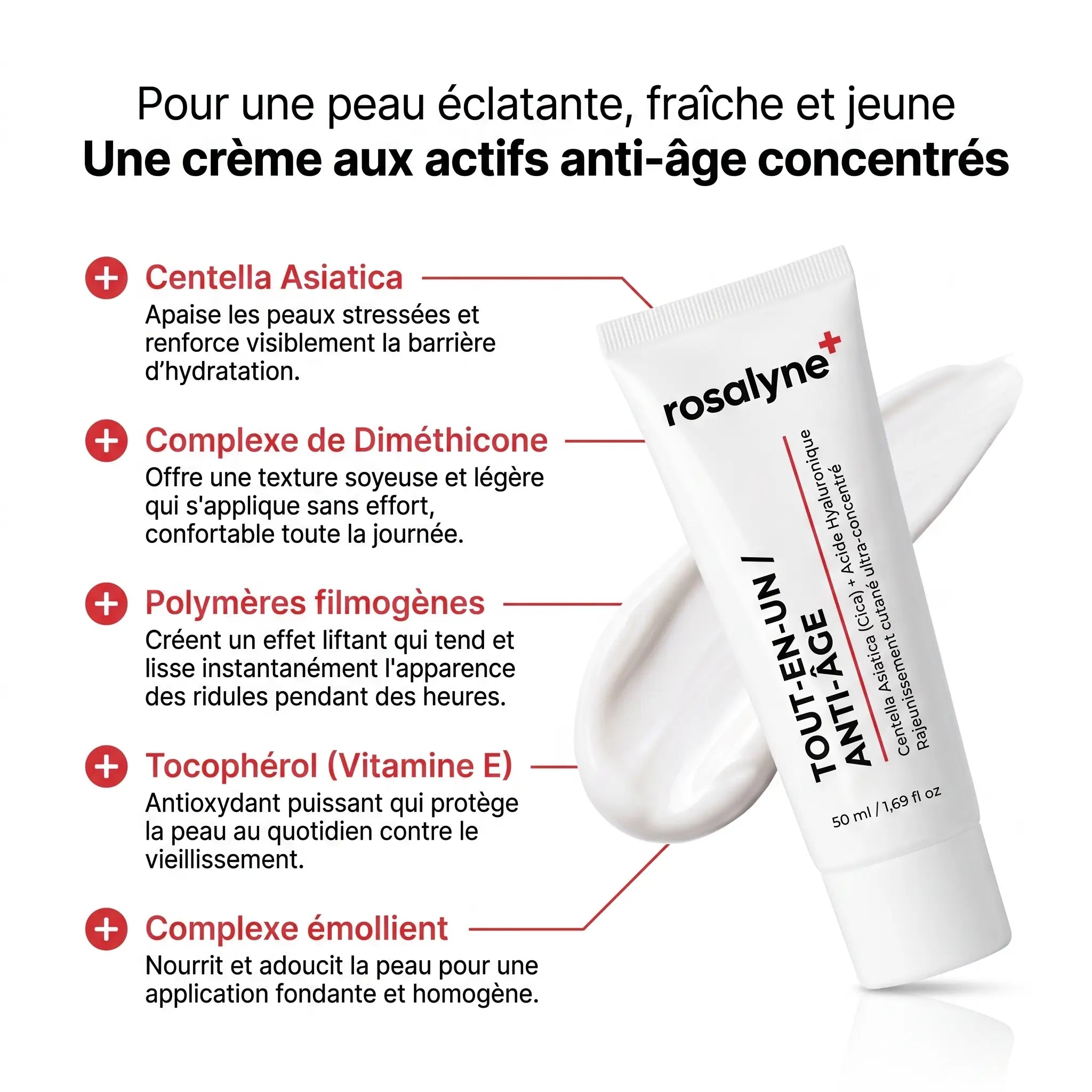 Rosalyne™ Crème Anti-Âge (Tout-en-Un)