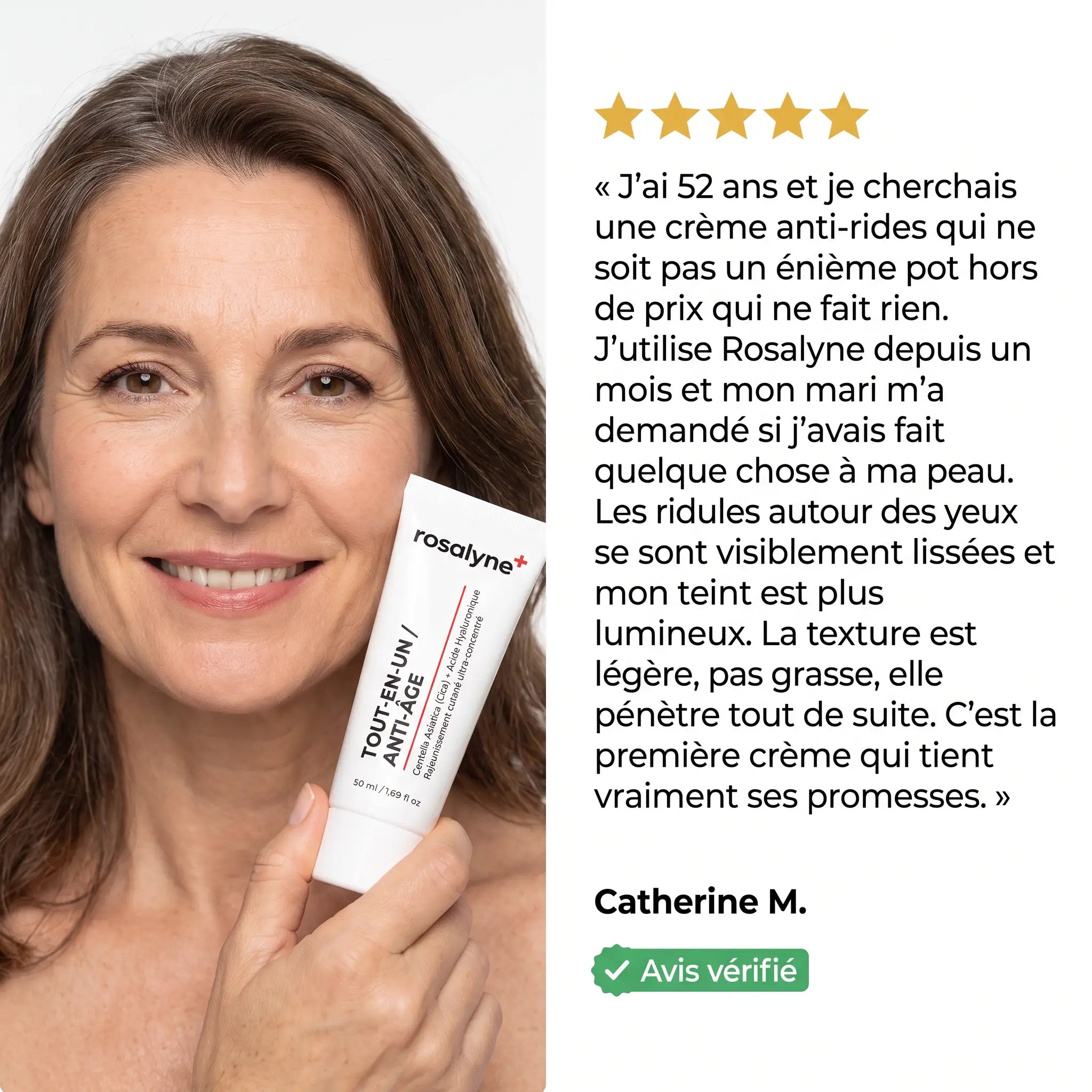 Rosalyne™ Crème Anti-Âge (Tout-en-Un)